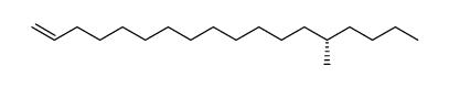 (S)-(+)-14-Methyl-1-octadecene Structure