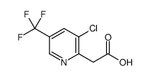 2-(3-CHLORO-5-(TRIFLUOROMETHYL)PYRIDIN-2-YL)ACETIC ACID Structure