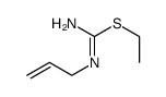 ethyl N'-prop-2-enylcarbamimidothioate结构式