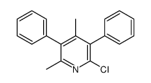 2-chloro-4,6-dimethyl-3,5-diphenylpyridine Structure