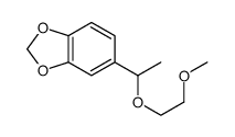 5-[1-(2-methoxyethoxy)ethyl]-1,3-benzodioxole Structure