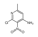 2-chloro-6-methyl-3-nitropyridin-4-amine Structure