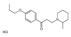 3-(2-methylpiperidin-1-yl)-1-(4-propoxyphenyl)propan-1-one,hydrochloride结构式