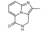 2-methyl-3,4-dihydro-1,4,8b-triazaacenaphthylen-5-one结构式