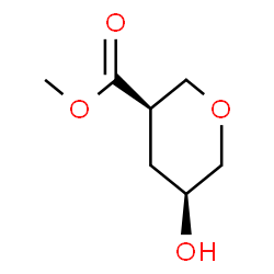 1,5-Anhydro-2,3-dideoxy-2-(methoxycarbonyl)-erythropentitol Structure