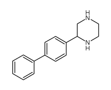 2-(联苯-4-基)-哌嗪结构式