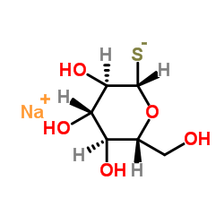 β-D-硫代葡萄糖钠盐结构式