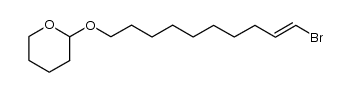 10-bromo-1-(2-tetrahydropyranyloxy)-(E)-9-decene Structure