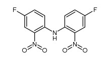 4,4'-difluoro-2,2'-dinitrodiphenylamine结构式