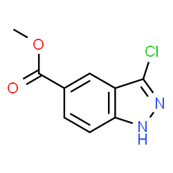 Methyl 3-chloro-1H-indazole-5-carboxylate Structure