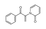 1-(3-oxo-3-phenylprop-1-en-2-yl)pyridin-2-one结构式