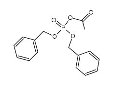 acetyl-phosphoric acid dibenzyl ester Structure