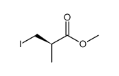 3-iodo-2(R)-methyl-propionic acid methyl ester Structure