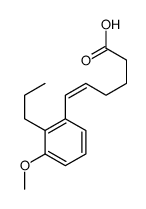 6-(3-methoxy-2-propylphenyl)hex-5-enoic acid Structure