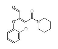 3-(piperidine-1-carbonyl)-1,4-benzodioxine-2-carbaldehyde结构式