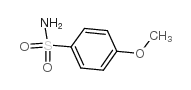 4-Methoxybenzenesulfonamide Structure