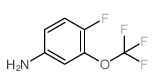 4-氟-3-(三氟甲氧基)苯胺结构式