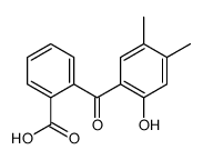 2-(2-hydroxy-4,5-dimethylbenzoyl)benzoic acid Structure