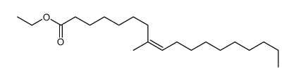 ethyl 8-methyloctadec-8-enoate Structure