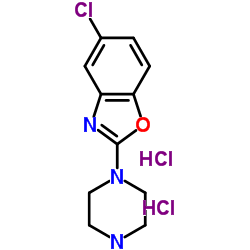 5-Chloro-2-(1-piperazinyl)-1,3-benzoxazole dihydrochloride Structure