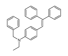 N-benzyl-4-(2,2-diphenylethenyl)-N-ethylaniline结构式