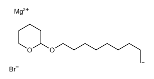 magnesium,2-nonoxyoxane,bromide Structure