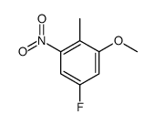 5-氟-1-甲氧基-2-甲基-3-硝基苯结构式