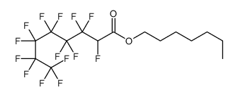 heptyl 2,3,3,4,4,5,5,6,6,7,7,8,8,8-tetradecafluorooctanoate结构式
