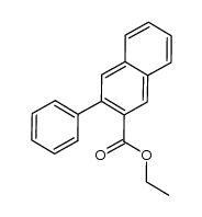 ethyl 3-phenyl-2-naphthoate Structure