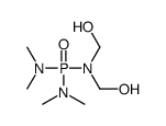 [bis(dimethylamino)phosphoryl-(hydroxymethyl)amino]methanol Structure