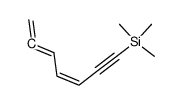 (Z)-hepta-3,5,6-trien-1-yn-1-yltrimethylsilane结构式