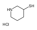 piperidine-3-thiol,hydrochloride structure