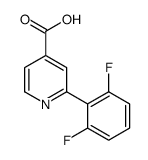 2-(2,6-difluorophenyl)pyridine-4-carboxylic acid Structure