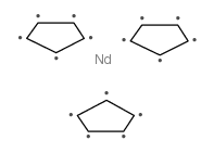 三(环戊二烯基)钕结构式