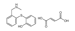 (E)-but-2-enedioic acid,2-[2-(methylaminomethyl)phenyl]sulfanylphenol结构式