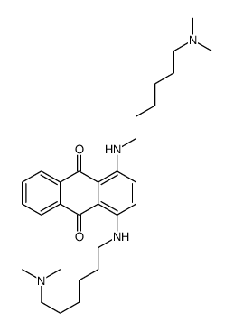 1,4-bis[6-(dimethylamino)hexylamino]anthracene-9,10-dione Structure
