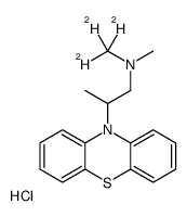 Isopromethazine-d3 hydrochloride结构式