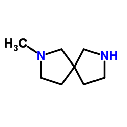 2-甲基-2,7-二氮杂螺[4.4]壬烷结构式