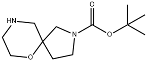 叔-丁基 6-氧杂-2,9-二氮杂螺[4.5]癸烷-2-甲酸基酯结构式