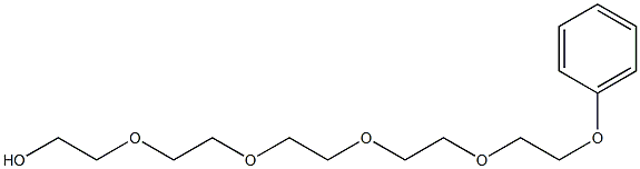 Pentaethylene glycol monophenyl ether Structure