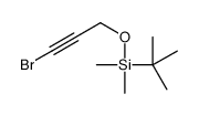 3-bromoprop-2-ynoxy-tert-butyl-dimethylsilane Structure
