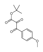 3-(4-甲氧基苯基)-2,3-二氧代丙酸叔丁酯结构式