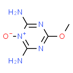 1,3,5-Triazine-2,4-diamine,6-methoxy-,3-oxide(9CI)结构式