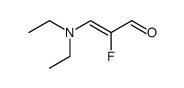 β-(Diethylamino)-α-fluoropropenal Structure