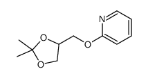 2-[(2,2-dimethyl-1,3-dioxolan-4-yl)methoxy]pyridine Structure