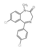 4'-氯地西泮结构式