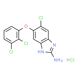 氨基三氯苯哒唑盐酸盐结构式