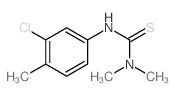 Thiourea, N'-(3-chloro-4-methylphenyl)-N,N-dimethyl-结构式