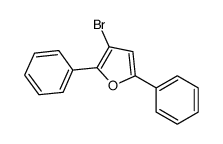 3-bromo-2,5-diphenylfuran Structure