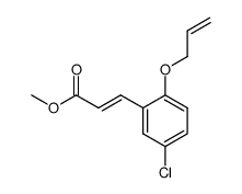 methyl 3-(2-(allyloxy)-5-chlorophenyl)acrylate Structure